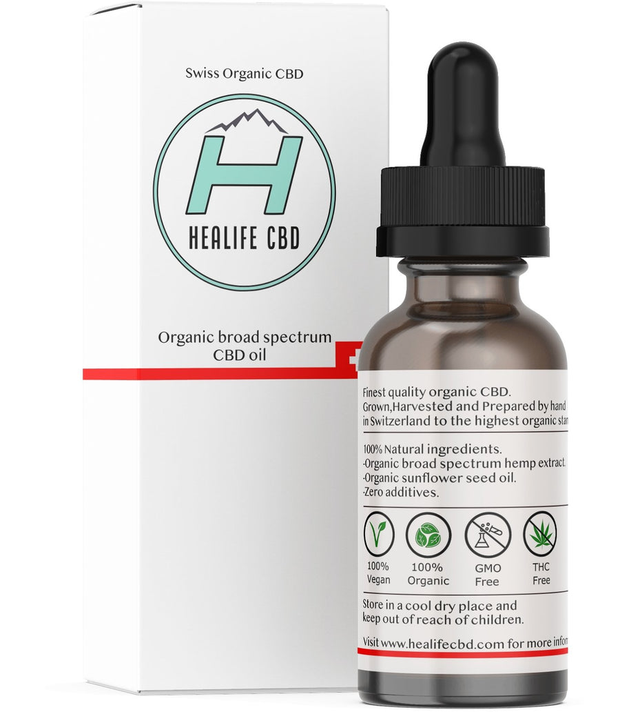 5% Broad spectrum CBD oil - healife health